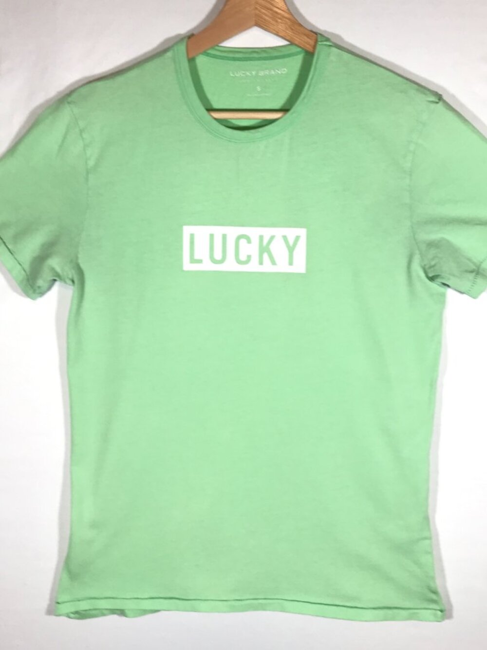 Lucky Brand Women's Small Green Short Sleeve T-Shirt